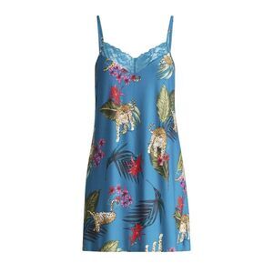 Joyspun Women’s Dreamy Soft Collection Lace Trim Knit Chemise, Size 3X